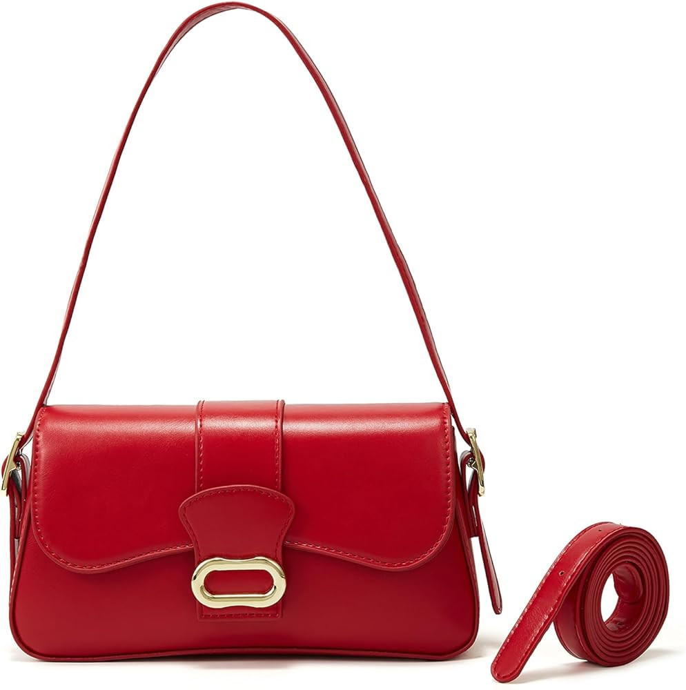 Shoulder Bag Classic Clutch Purse Soft PU Leather Handbag for Women Trendy Purses Shoulder Purse ... | Amazon (US)