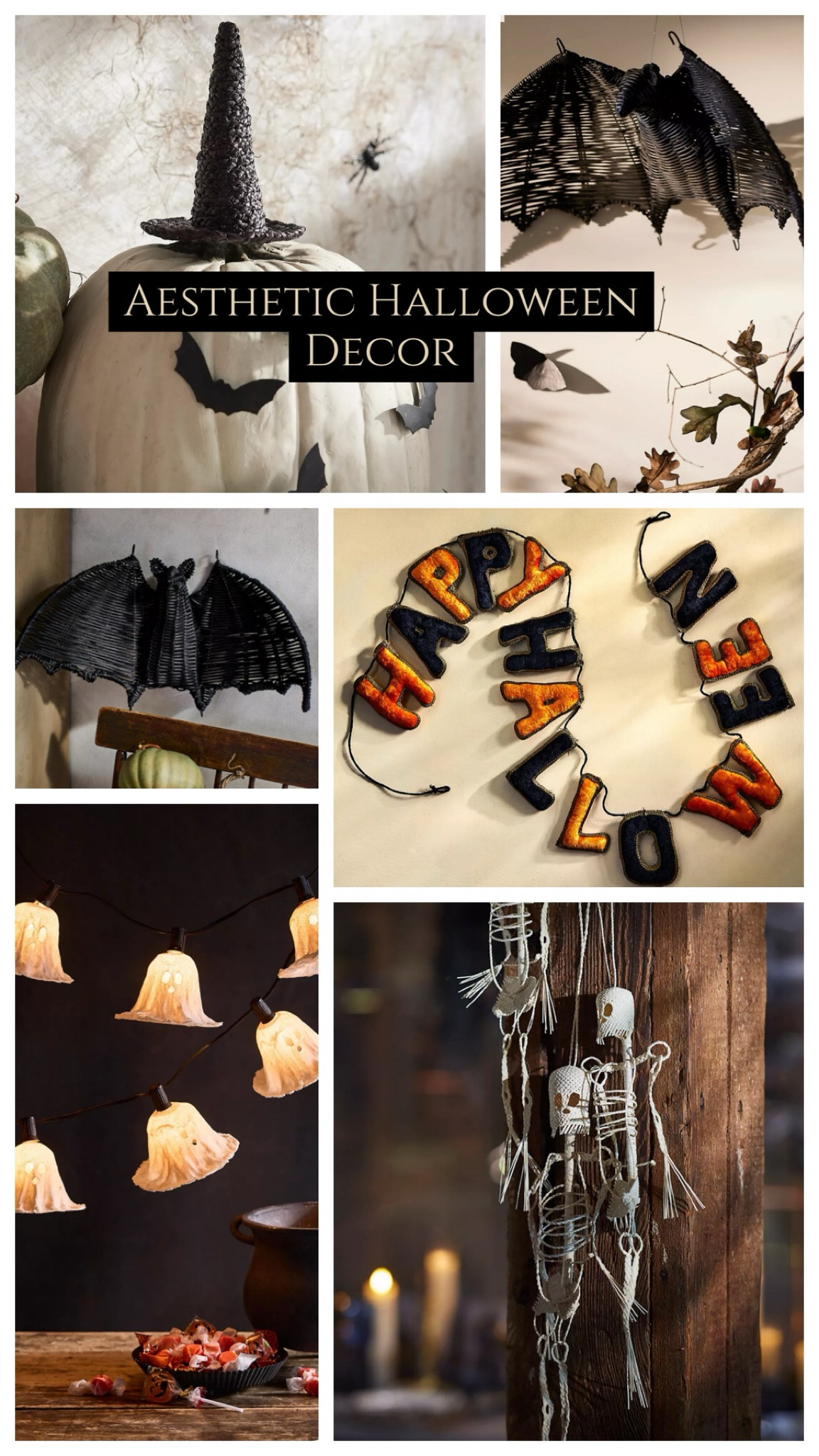 Aesthetic Halloween decor! 
#halloweendecor #halloweendecorations #ghost #bats #pumpkinn

#LTKSeasonal #LTKHome #LTKFindsUnder50