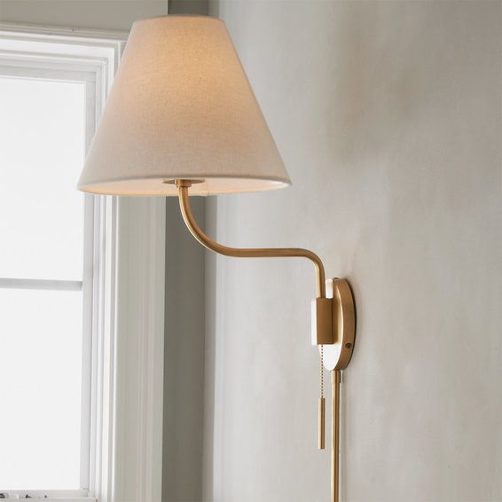 Transitional Swing Arm Sconce | Shades of Light