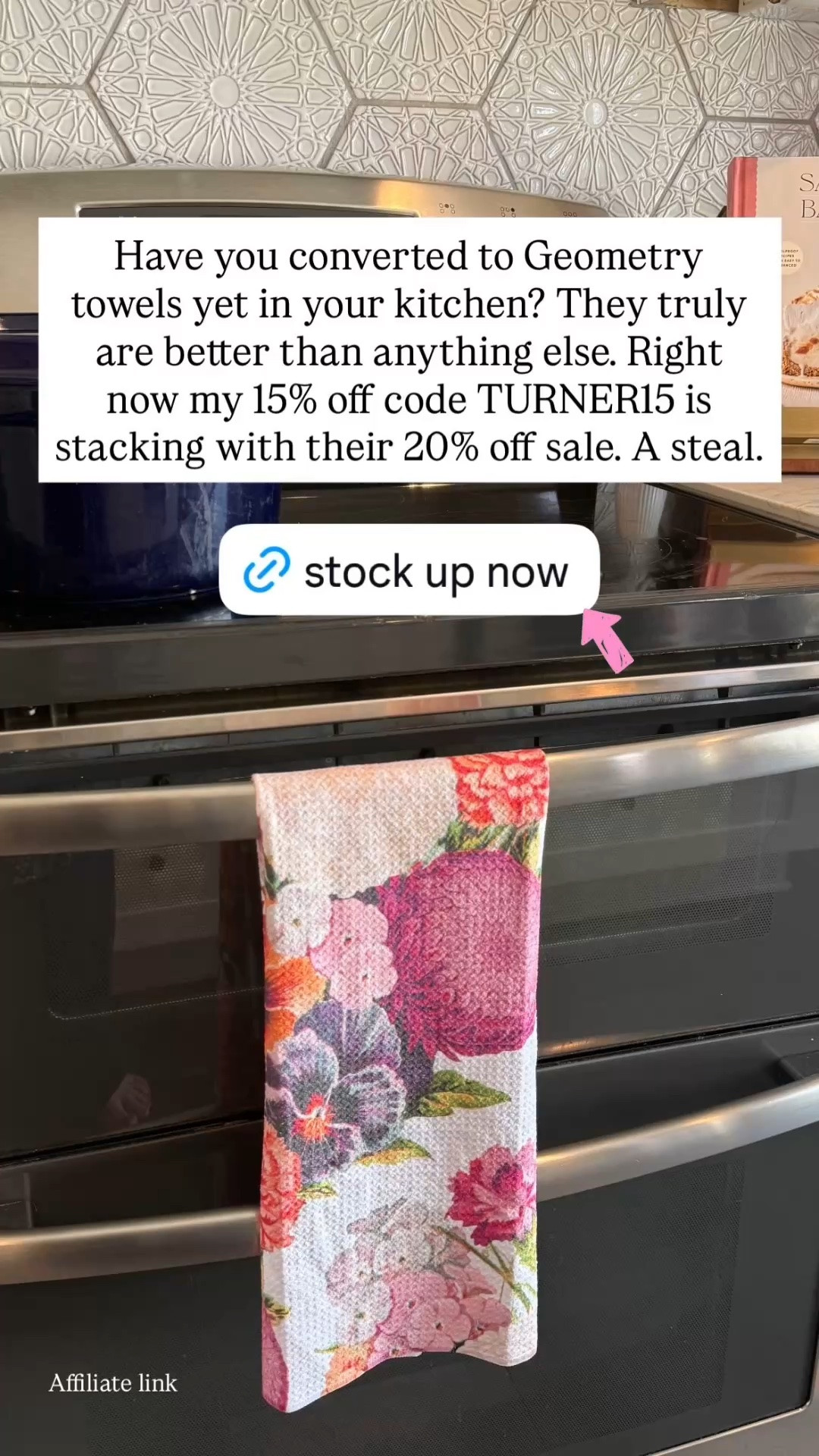 Have you converted to Geometry towels yet in your kitchen? They truly are better than anything else. Right now my 15% off code TURNER15 is stacking with their 20% off sale. A steal. Last day to shop!

#LTKdayinmylife #LTKHome #LTKSaleAlert