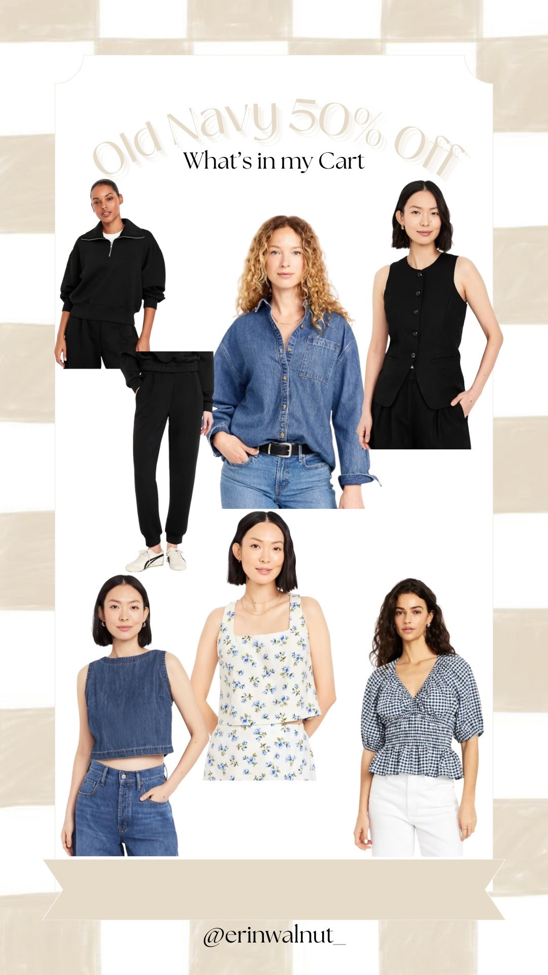 What’s in my cart for Old Navy for their Cyber Easter Extravaganza 50% off sale! 

Midsize sale alert 

#LTKFindsUnder50 #LTKSaleAlert #LTKMidsize