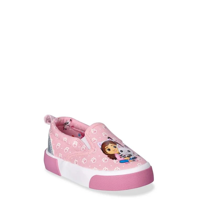 Gabby's Dollhouse Toddler Girls' Twin Gore Slip-On Sneakers, Sizes 7-12 | Walmart (US)