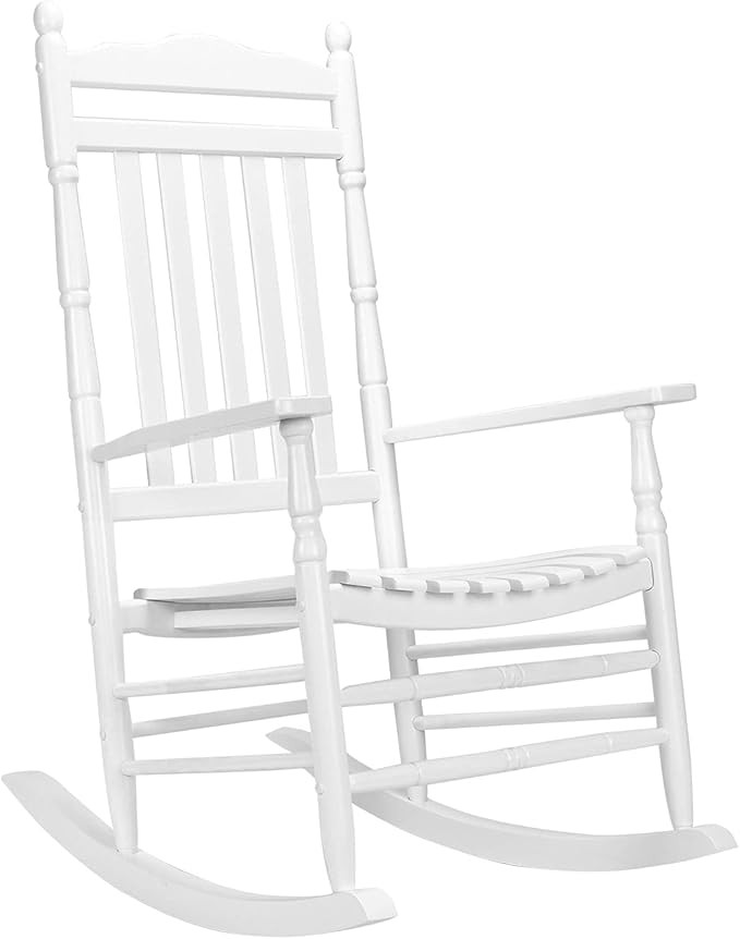 VINGLI Wood Rocking Chairs Relaxing Rocker for Deck, Garden, Backyard, Porch, Indoor or Outdoor U... | Amazon (US)