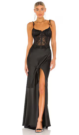 Calla Lily Gown in Black | Revolve Clothing (Global)