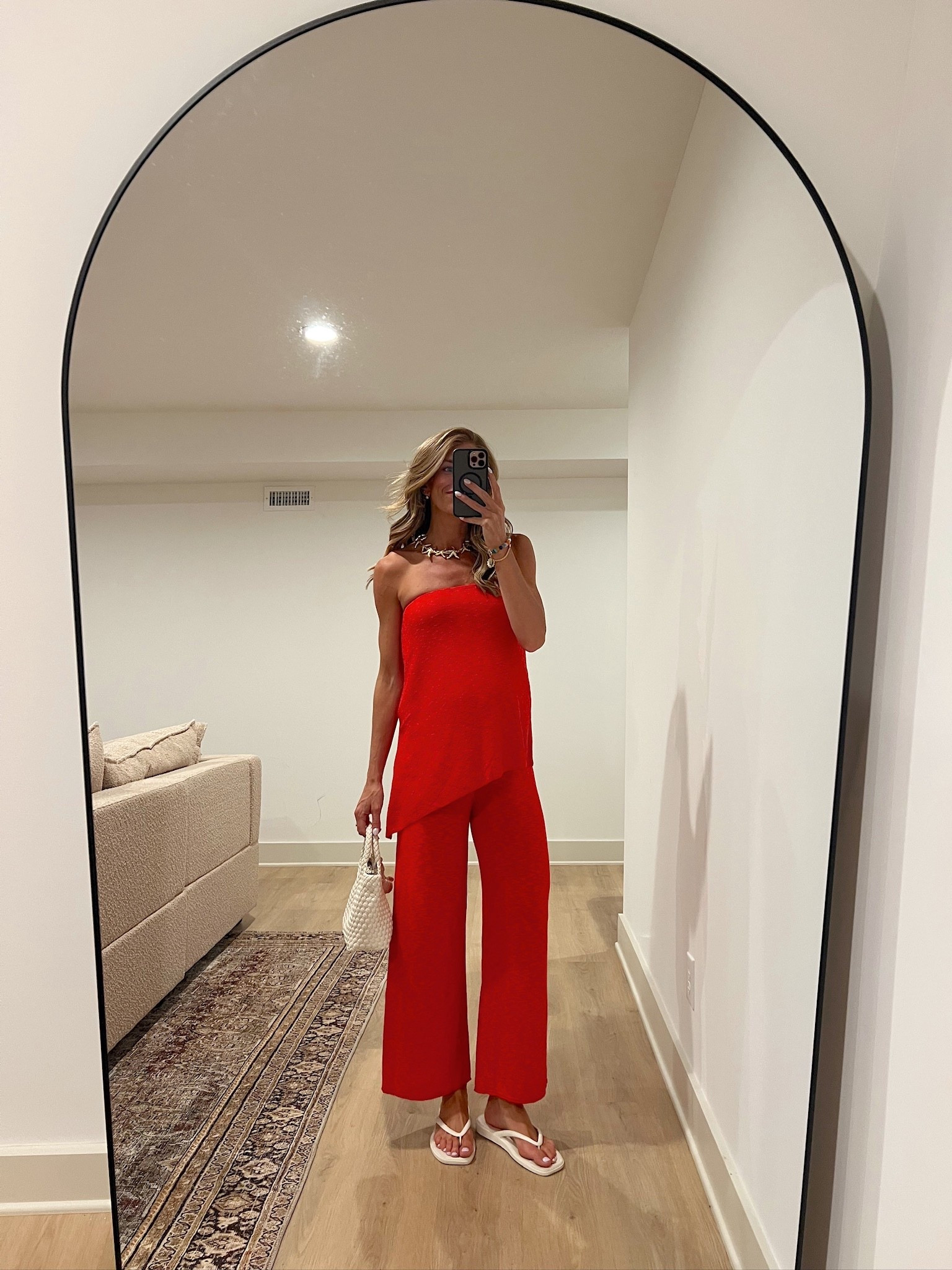 This red two-piece is made for vacation—so good for the beach! I’m obsessed with the strapless cut, that asymmetrical detail, and it’s super bump-friendly too!

#LTKBump #LTKTall #LTKootd