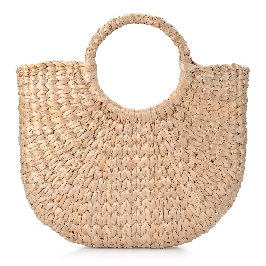 Woven Straw Bags Summer Beach Tote Bag for Women | Amazon (US)