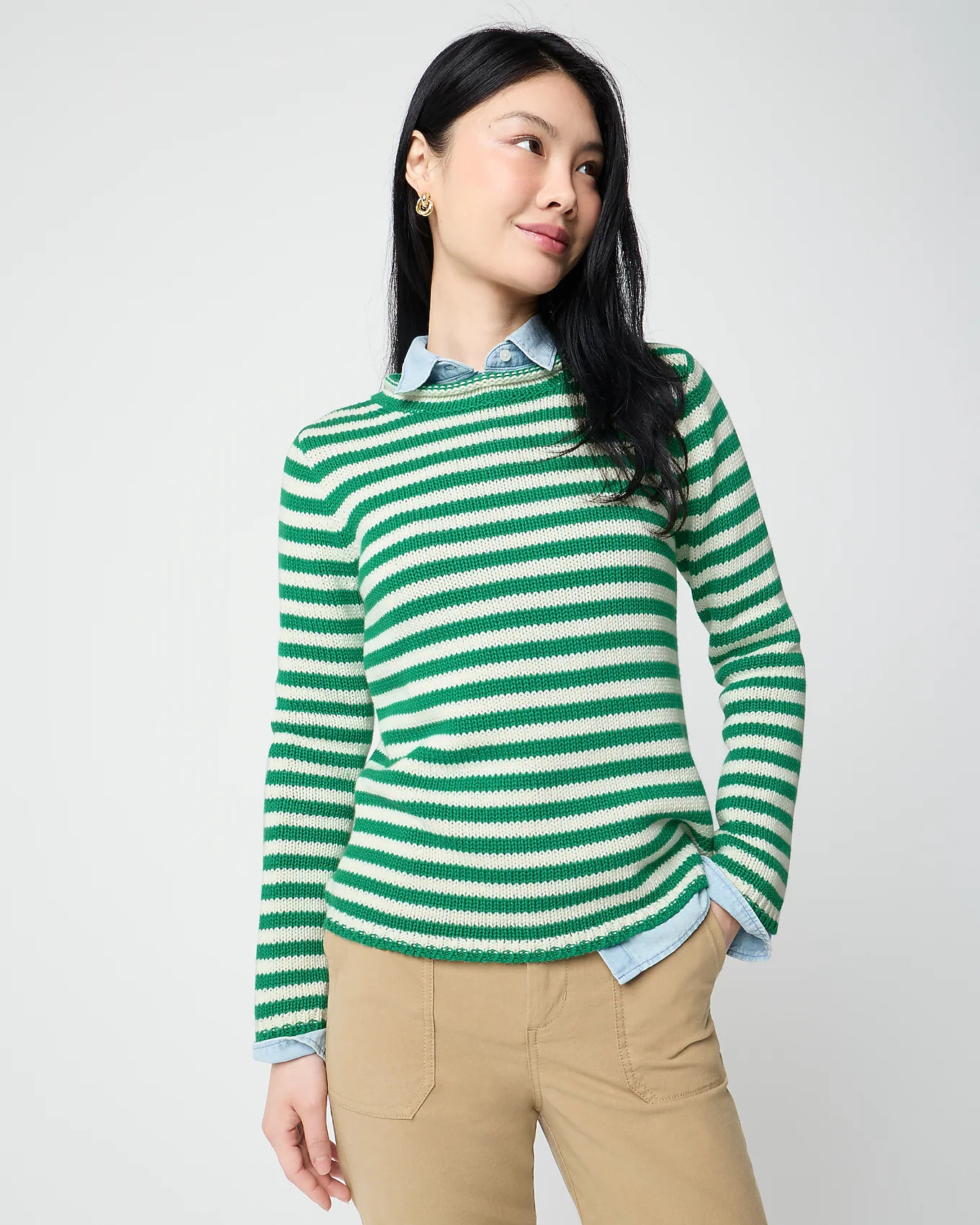 Classic mockneck sweater | J.Crew Factory