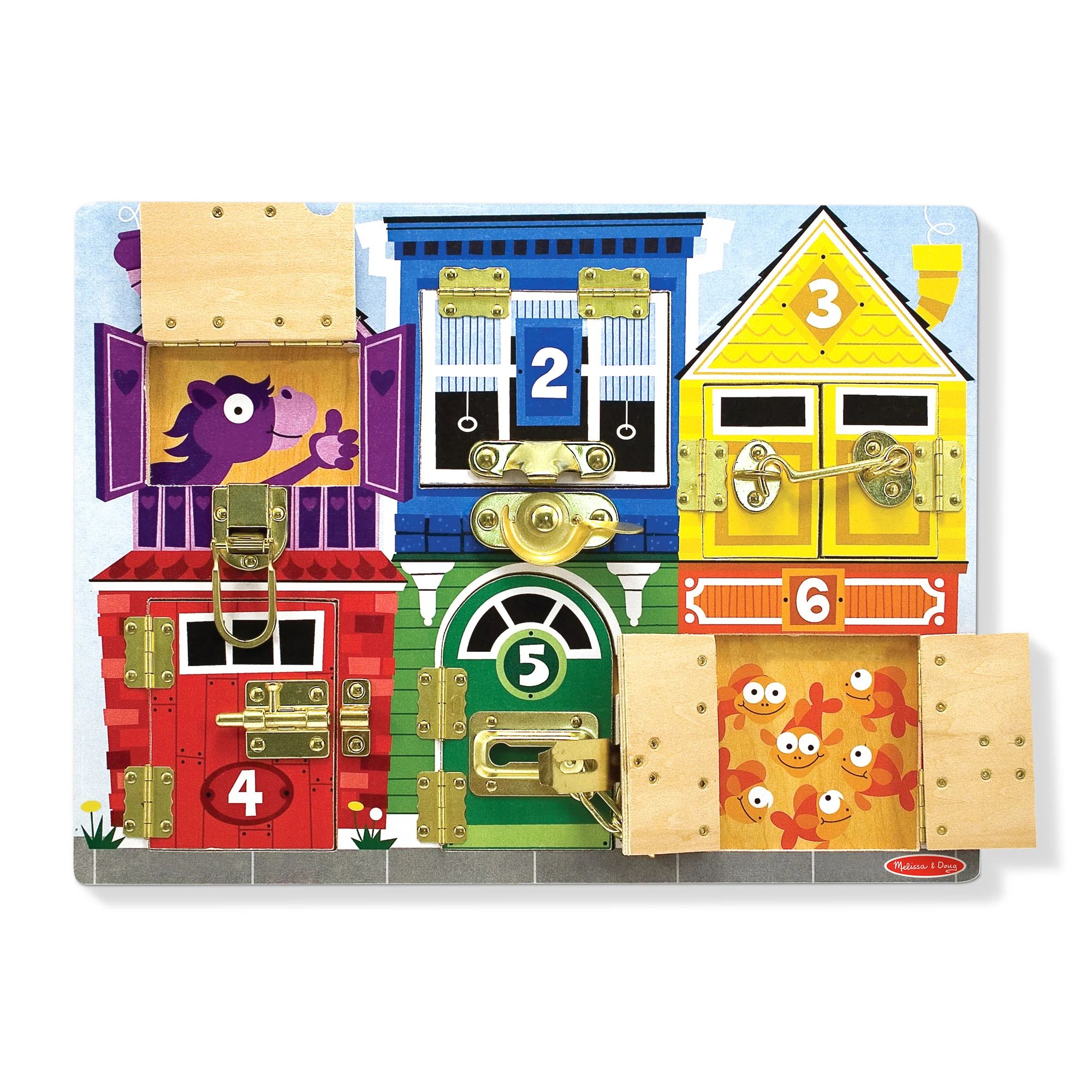 Wooden Latches Board | Melissa and Doug