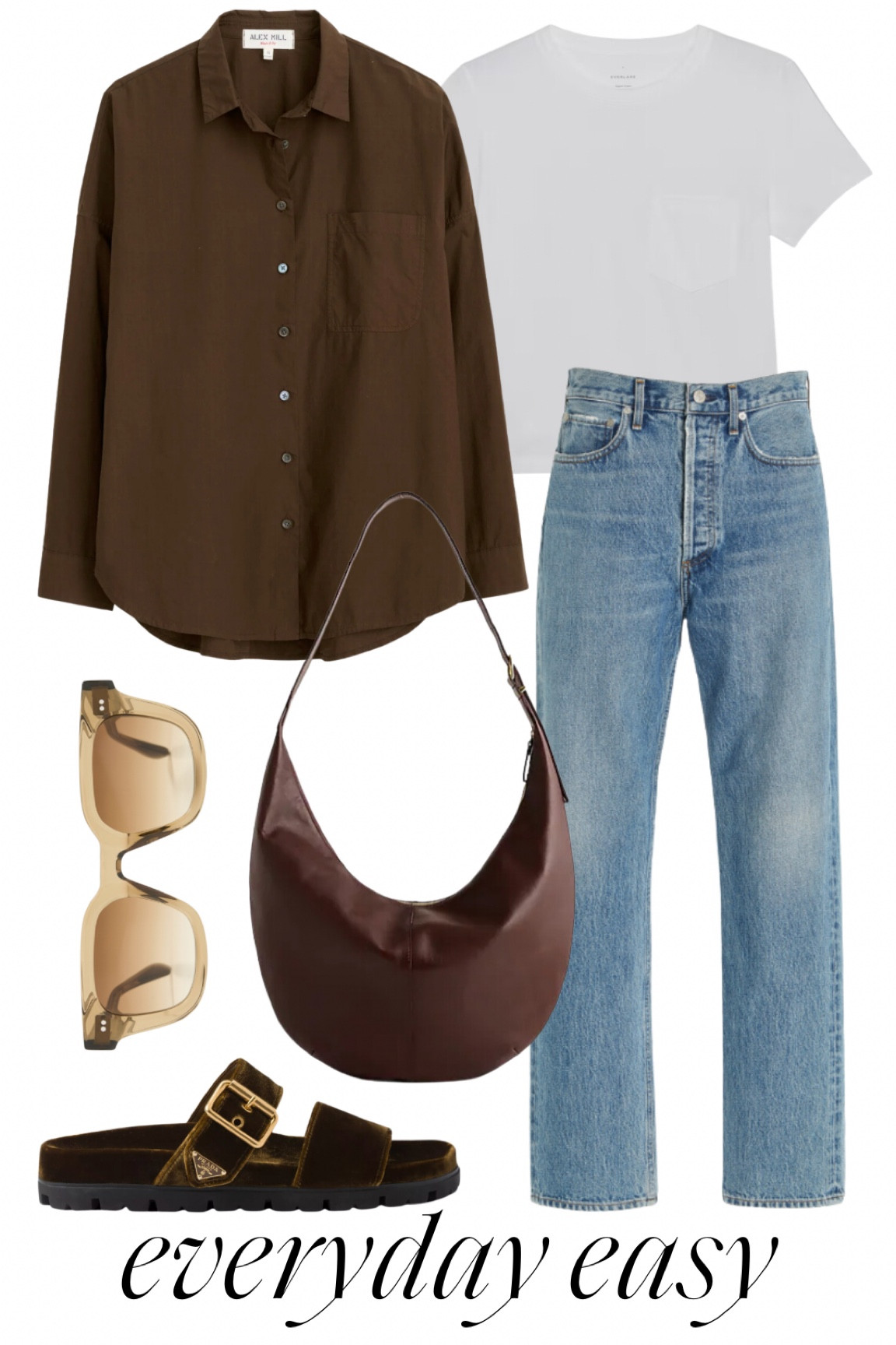 Almost all under $250! An everyday outfit for September 🍂 

#transitionalstyle #brownshirt #falljeans #casualfalloutfit 

#LTKShoeCrush #LTKFindsUnder100 #LTKSeasonal