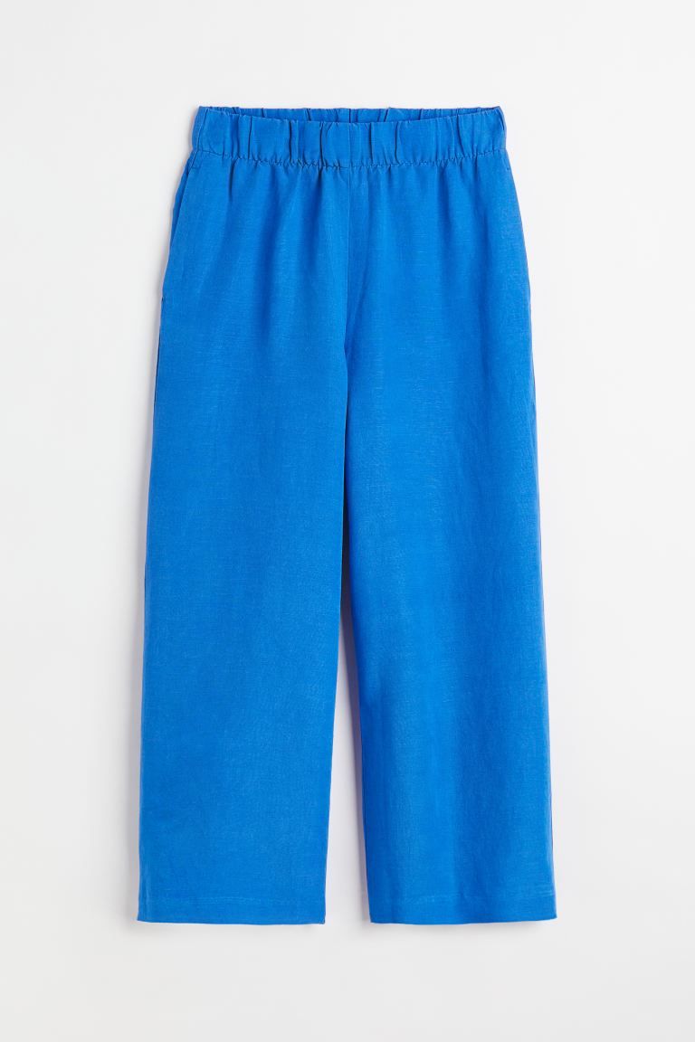 Wide-leg Linen-blend Pants | H&M (US)