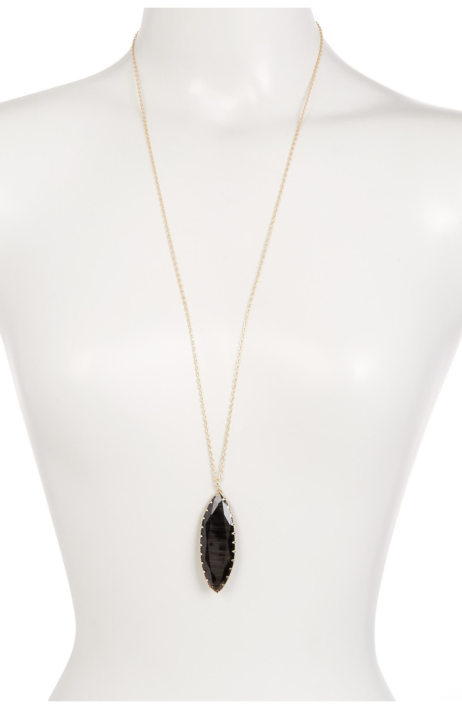 Wire Wrapped Stone Pendant Necklace | Nordstrom Rack