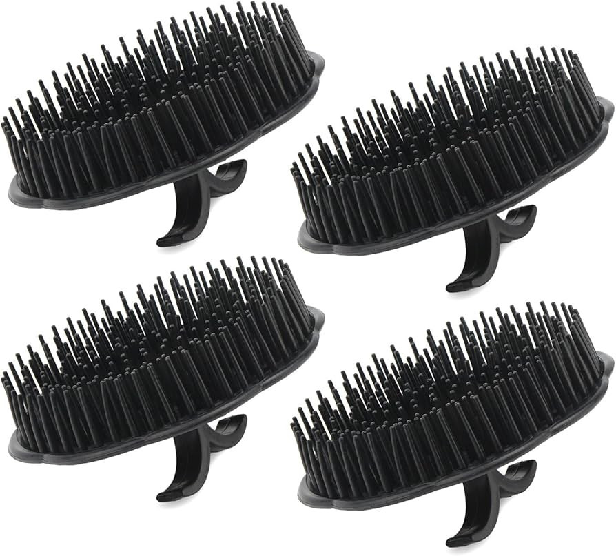 Segbeauty Mens Shampoo Brush, 4pcs Scalp Massage Brushes, Massage Hair Brush Floriated Shower Com... | Amazon (US)