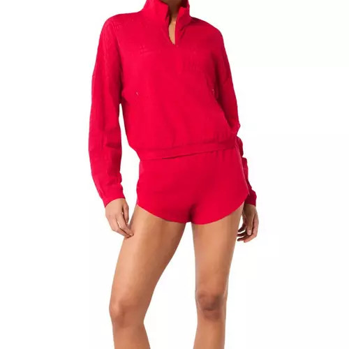 Women's Spanx Get Moving Textured 1/2 Zip Pullover | Scheels Sports