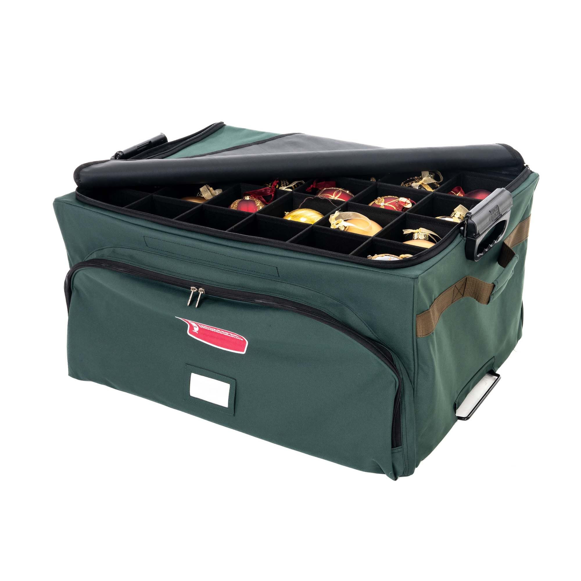 TreeKeeper (Green Christmas Ornament Storage Box with Dividers) - Deluxe Ornament Keeper - Holds ... | Amazon (US)