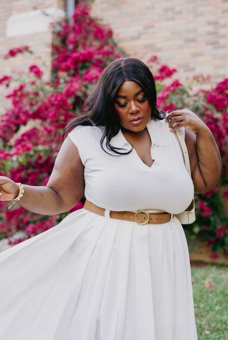 Girlhood is wearing all white outfits for Spring. 

Knit top is Walmart XXL - Skirt and shoes are old but linked a similar style • 

Spring Outfits, Plus Size Fashion, White Dresses, graduation dress

#LTKsalealert #LTKplussize #LTKfindsunder50