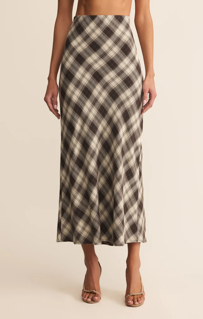 Europa Plaid Midi Skirt | Z Supply