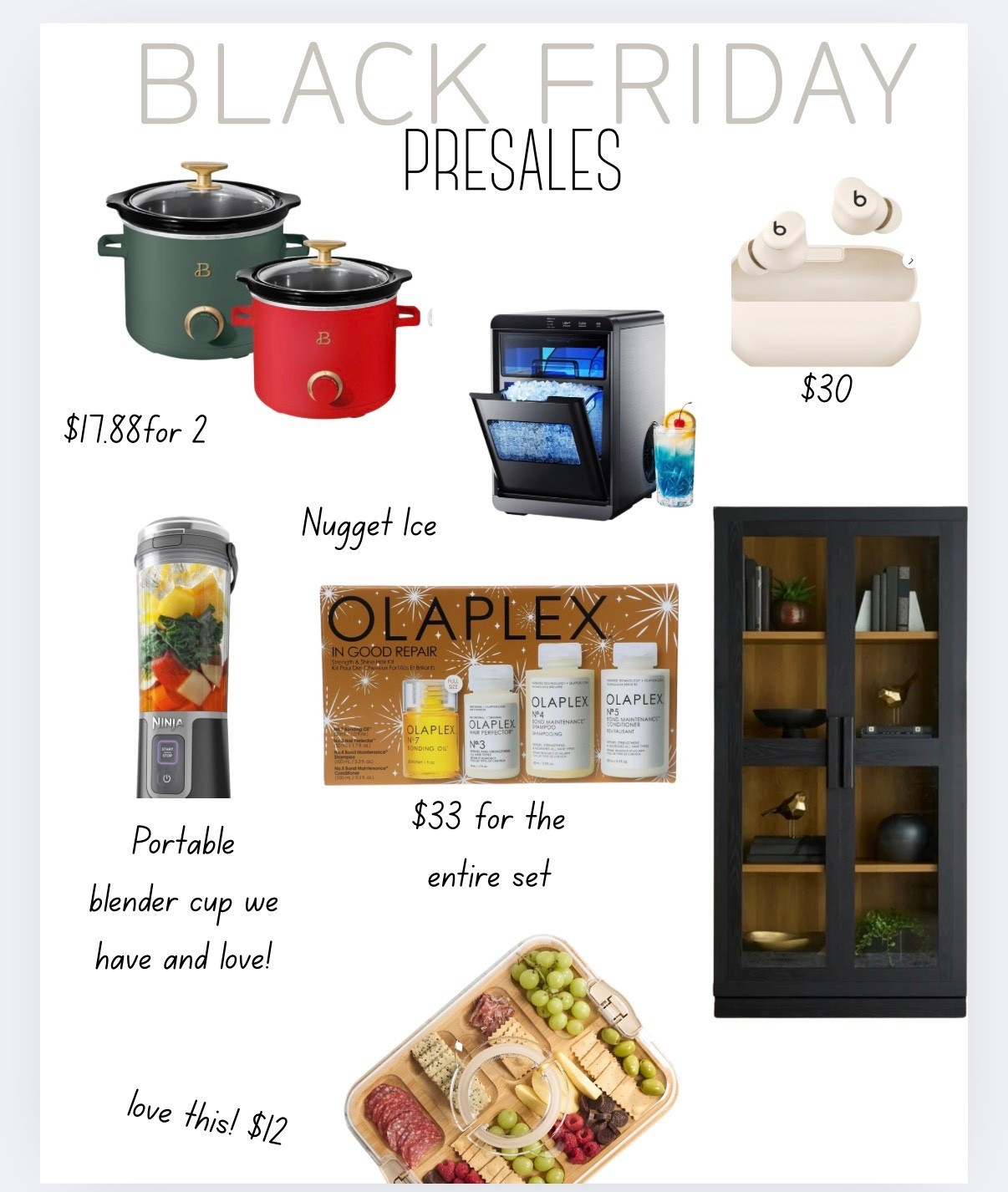 Black Friday presales 

#LTKHome #LTKHoliday #LTKFindsUnder100