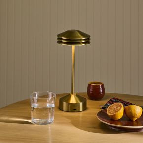 Marcus Samuelsson LED Cordless Layered Table Lamp (11") | West Elm (US)