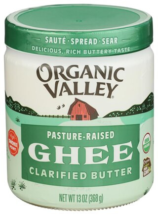 Organic Valley Ghee Clarified Butter -- 13 oz | Vitacost.com