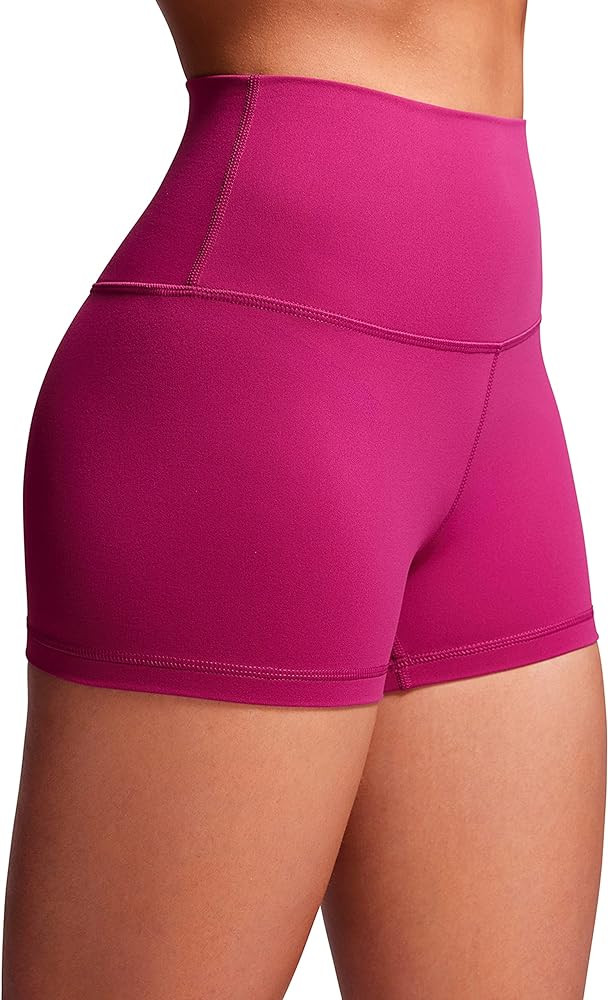 CRZ YOGA Butterluxe Biker Shorts 2.5"- High Waisted Yoga Workout Spandex Womens Running Volleybal... | Amazon (US)