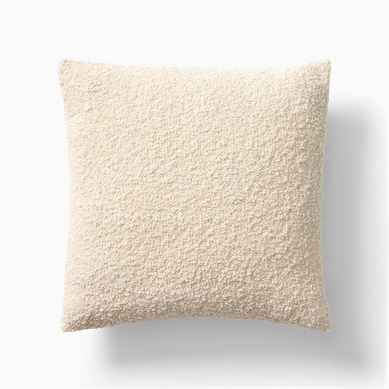 Cozy Boucle Pillow Cover 20x20, Ecru | West Elm (US)
