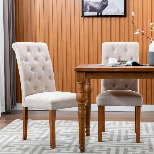 Aalderich Tufted Upholstered Side Chair | Wayfair Professional