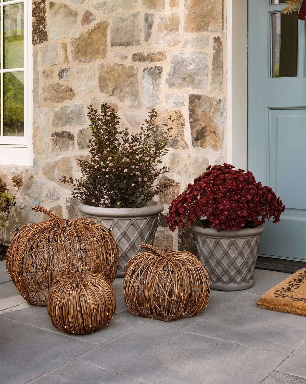 Pre-Lit Outdoor Vine Pumpkin | McGee & Co. (US)