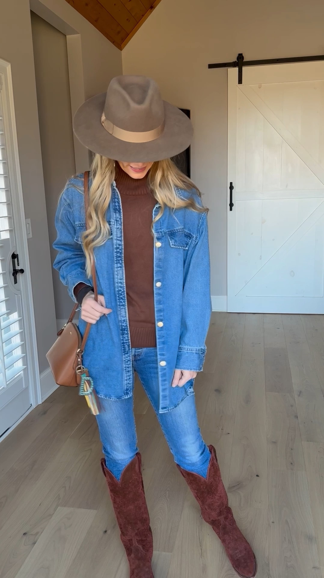 Western sweater outfit

Size reference 5’ 9” 140 lbs

Turtleneck sweater - large
Great quality - 100 % cottonn

High waisted jeans - 26 x 32 (these have 1 % elastane)

Denim shacket - medium (h&m several years old)

Flat brim rancher hat - urban outfitters several years old

Tall western boots - true to size



Tall cowboy boots. Tall suede boots. Western outfit ideas western style. Lucchese  boots. Amazon sweaters. Bag charms. 

#LTKWatchNow #LTKSaleAlert #LTKFindsUnder50