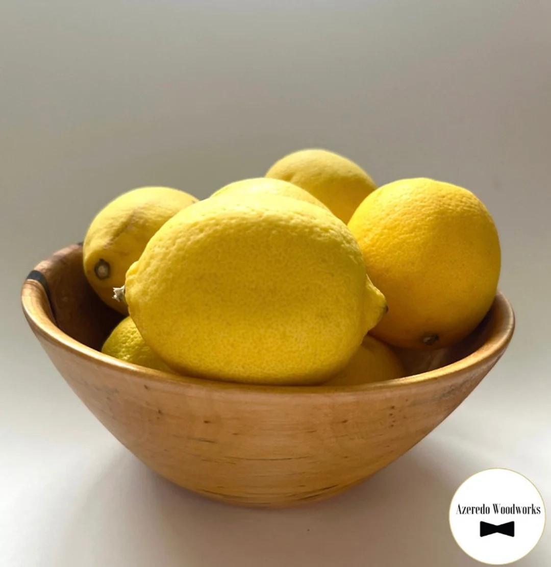 Spalted Birch Wood Hand Turned Bowl - Etsy | Etsy (US)