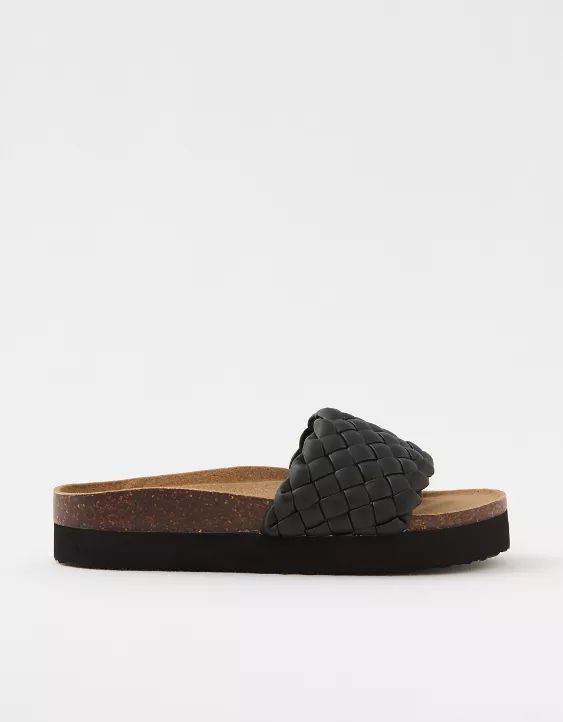Aerie Woven Platform Sandal | Aerie