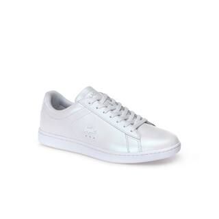 Lacoste Damen-Sneakers CARNABY EVO aus Leder mit Perlglanz-Effekt - Weiß Size 38 | Lacoste DE