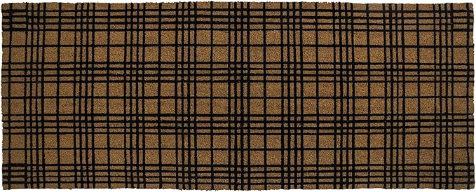 Entryways Fine Plaid Doormat, 24"x60" | Amazon (US)