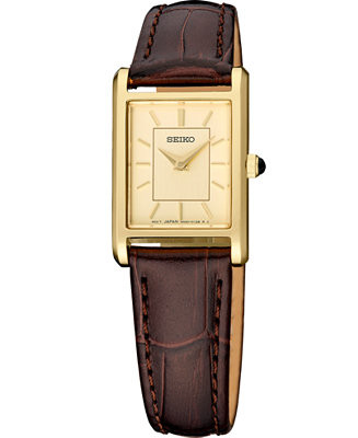 Women's Gold Stainless Steel Dial Bracelet Watch, 19.6mm | Macy's