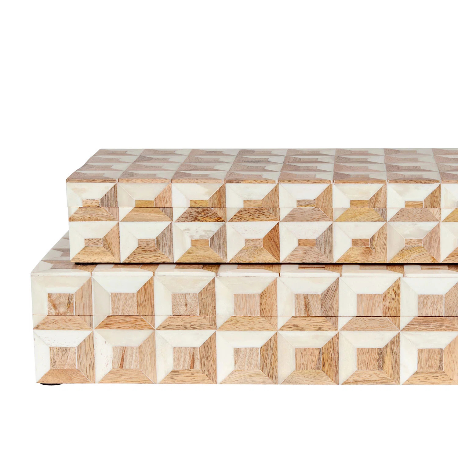 Bungalow Rose Wood and Bone Inlay Decorative Box & Reviews | Wayfair | Wayfair North America