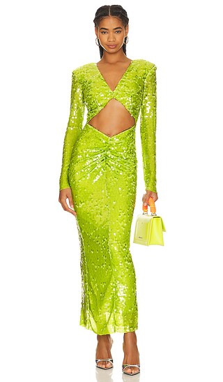 Aurora Maxi Dress in Peyote | Revolve Clothing (Global)