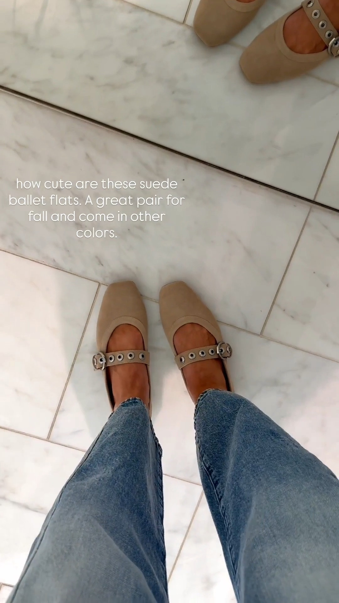 Love these suede flats for fall!
