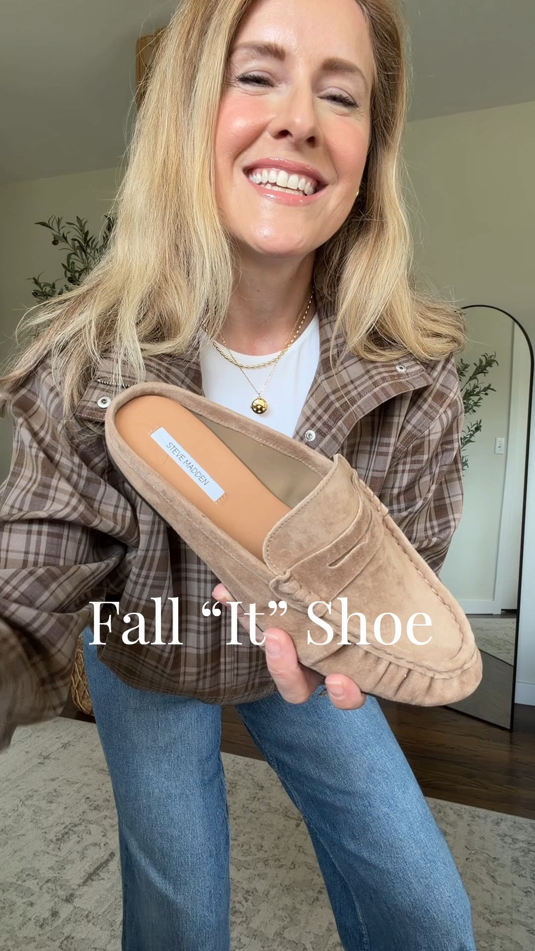 These loafer mules are trending in a big way for fall! Linking the look for less too!