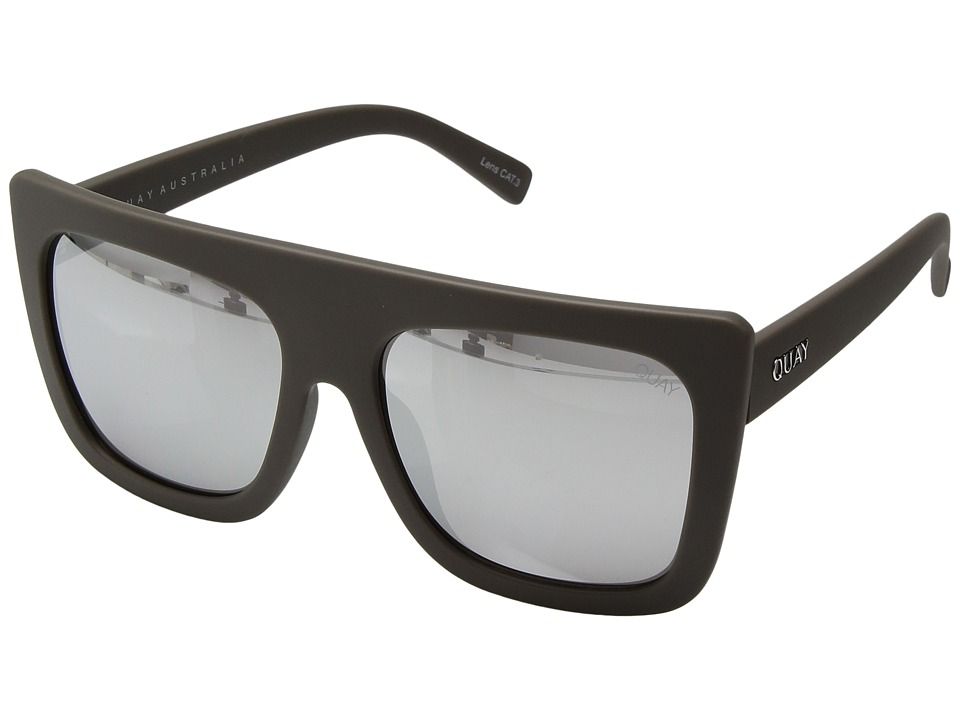 QUAY AUSTRALIA - Cafe Racer (Grey/Silver) Fashion Sunglasses | Zappos