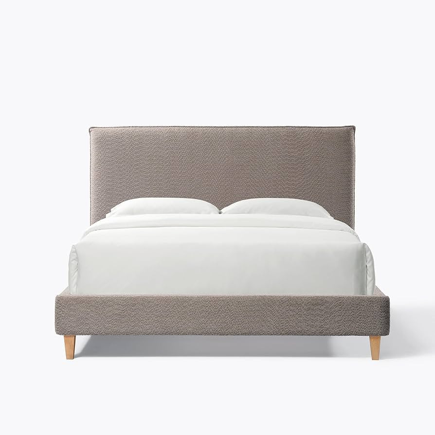 CHARMMA Vireo Upholstered Platform Bed - Tungsten Gray - Queen | Amazon (US)