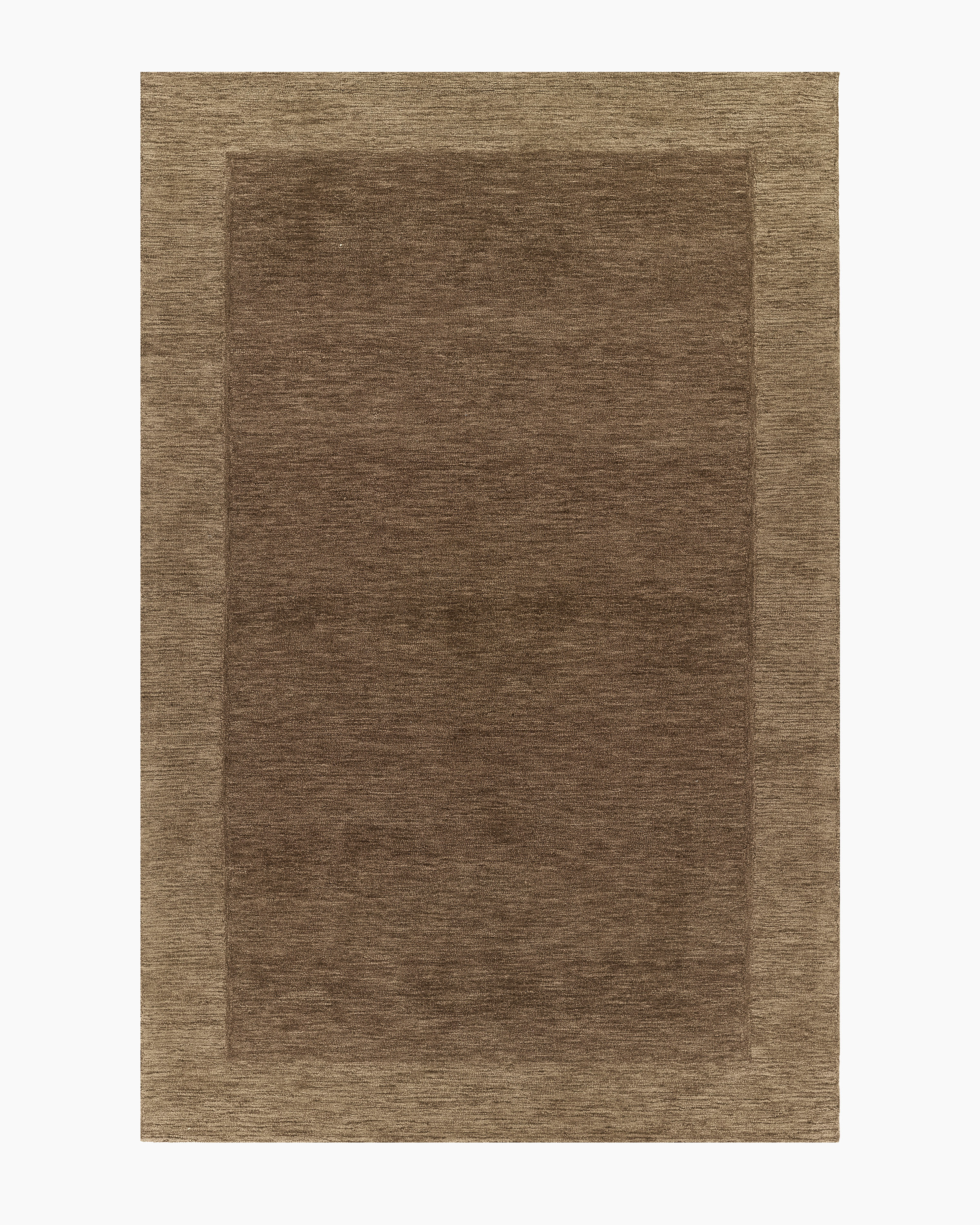 Quince Campbell Wool Rug in Brown, Size 3'6" x 5'6 | Quince