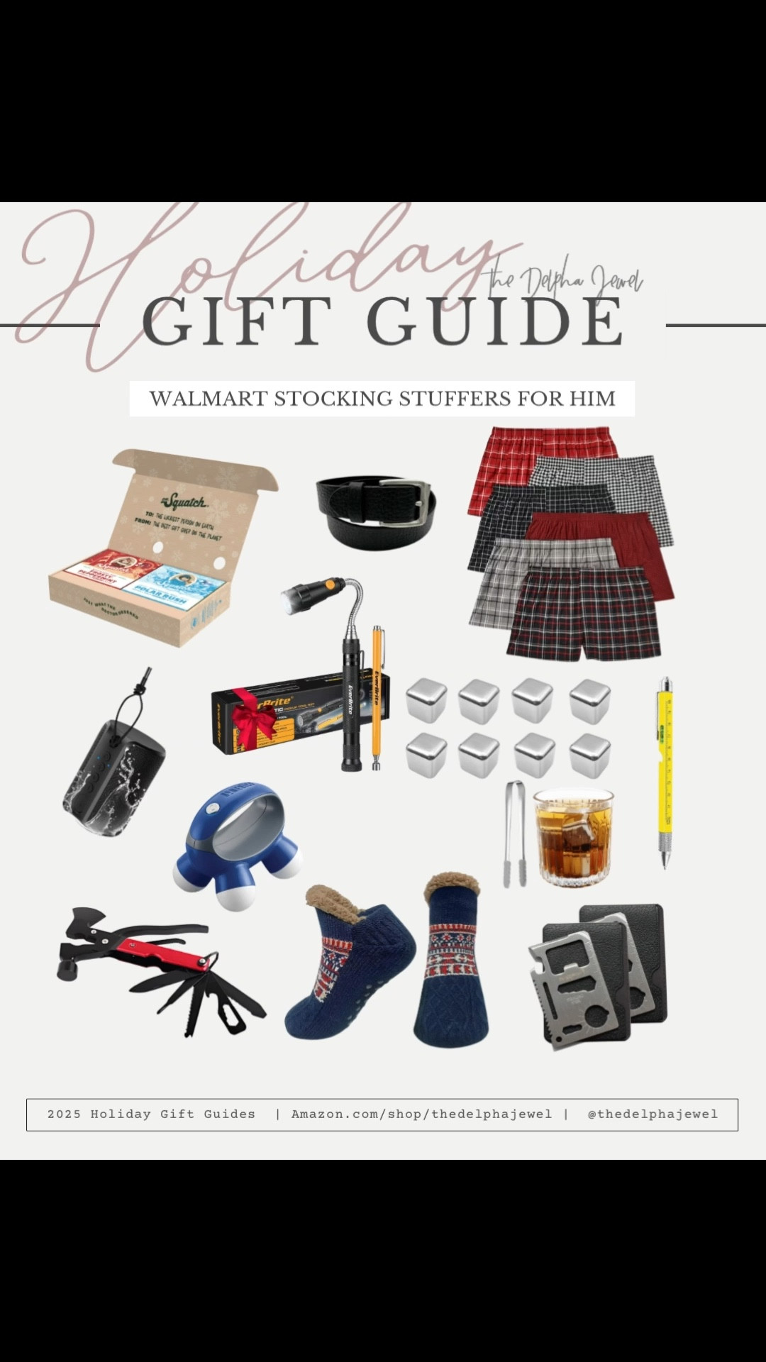 Walmart holiday gift guide — stocking stuffers for him! 

Walmart gifts, gifts for him 

#LTKGiftGuide #LTKHoliday #LTKSeasonal