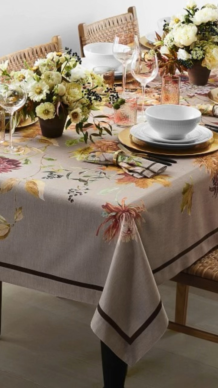 Introducing the THANKSGIVING TABLE LINENS Collection—the perfect way to elevate your table this fall season. Featuring gorgeous tablecloths, elegant table runners, and soft cloth napkins, this collection is designed to bring warmth and style to your dining experience.

Whether you’re hosting a cozy gathering or preparing a grand Thanksgiving feast, these linens add a touch of sophistication and charm to your table setting. Crafted with quality and attention to detail, each piece in the collection showcases beautiful autumnal hues and patterns that complement any decor.

Make your holiday table truly special with the Thanksgiving Table Linens Collection, perfect for celebrating with friends and family in style. 

#LTKSeasonal #LTKFindsUnder100 #LTKHome