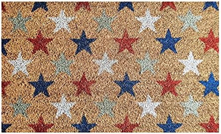 Amazon.com: Ninamar Patriotic Door Mat - USA Americana Decor - Natural Coir - 29.5 x 17.5 inch : ... | Amazon (US)