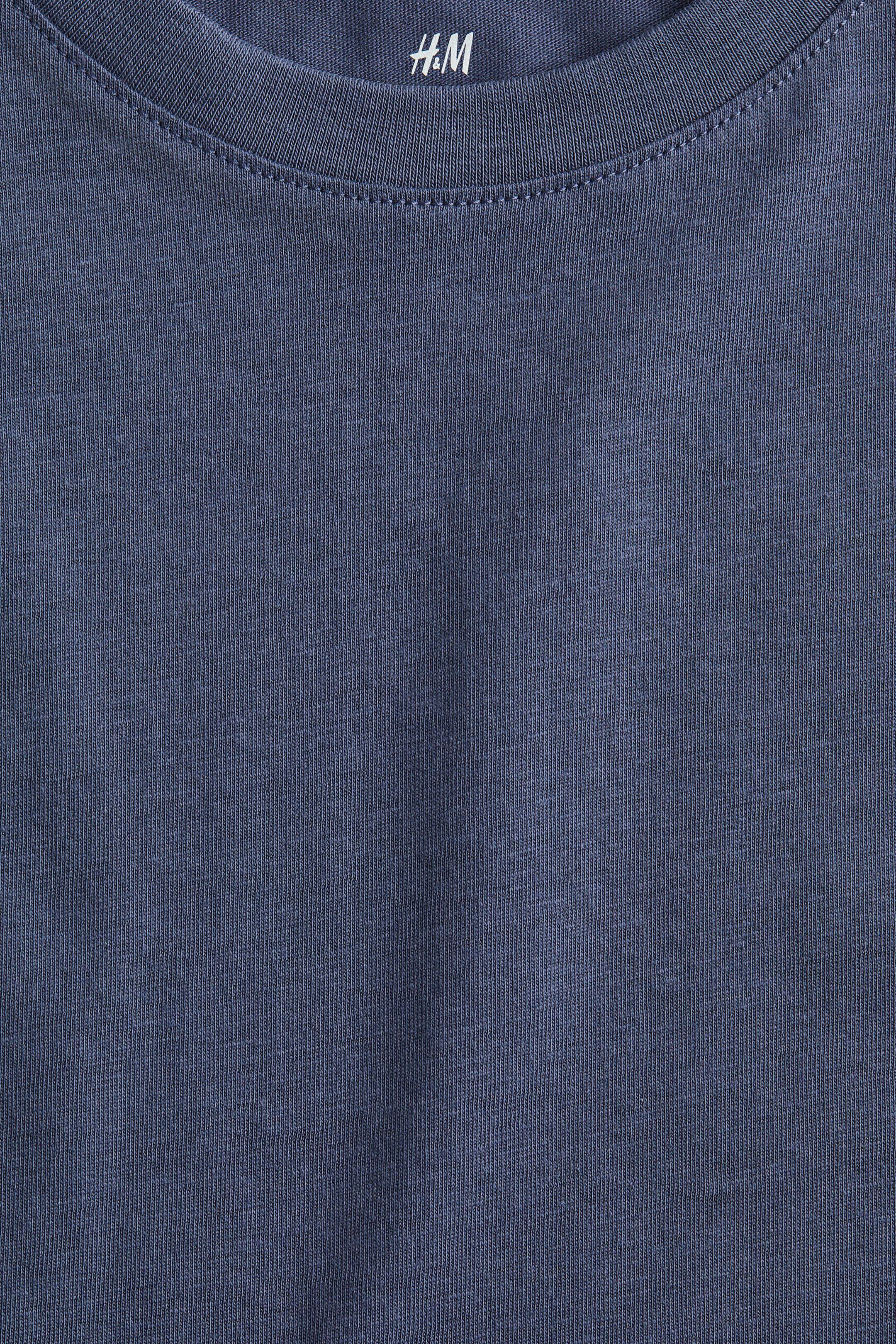 Cotton T-shirt - Dark blue - Kids | H&M US | H&M (US + CA)