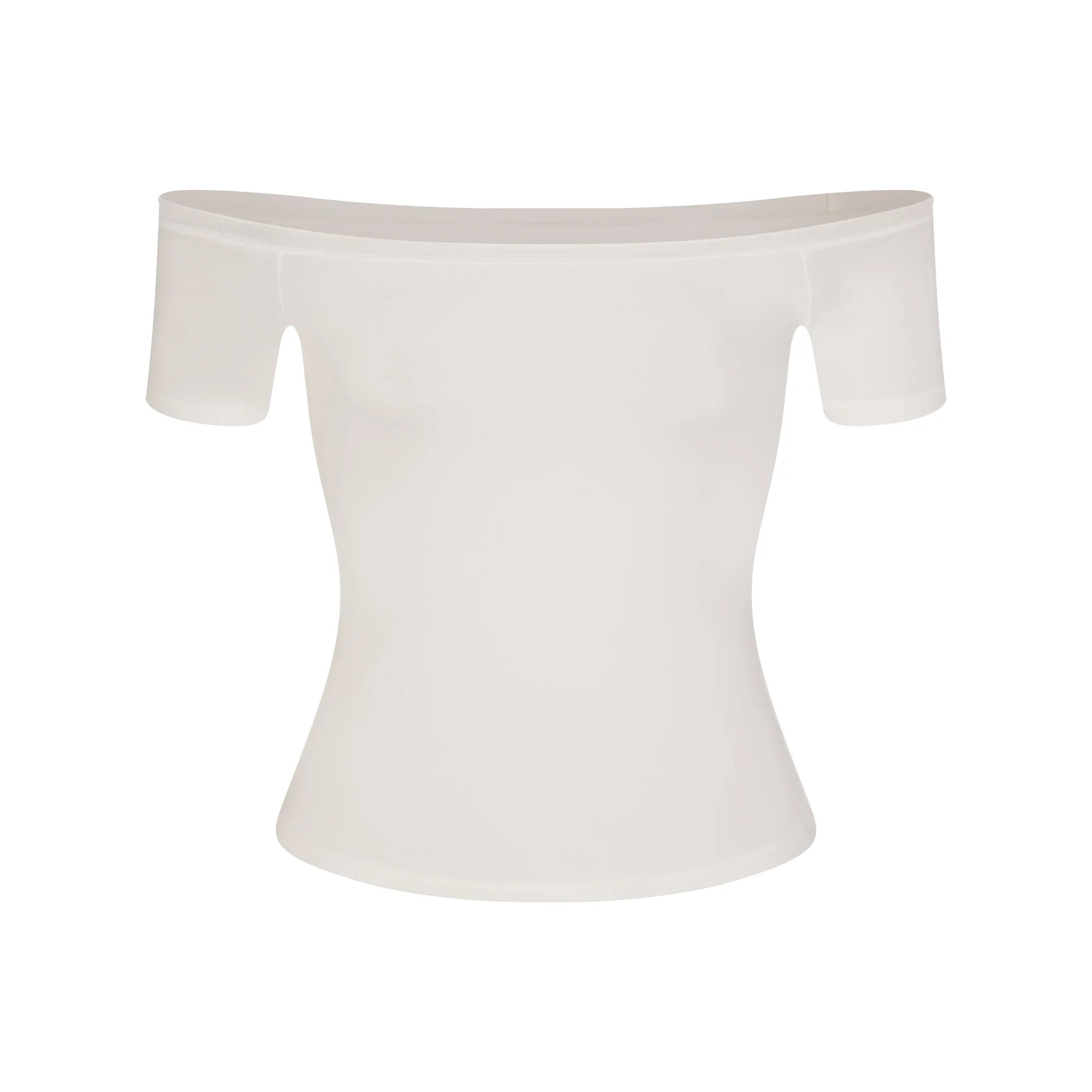 COTTON JERSEY OFF THE SHOULDER TOP | MARBLE | SKIMS | SKIMS (US)