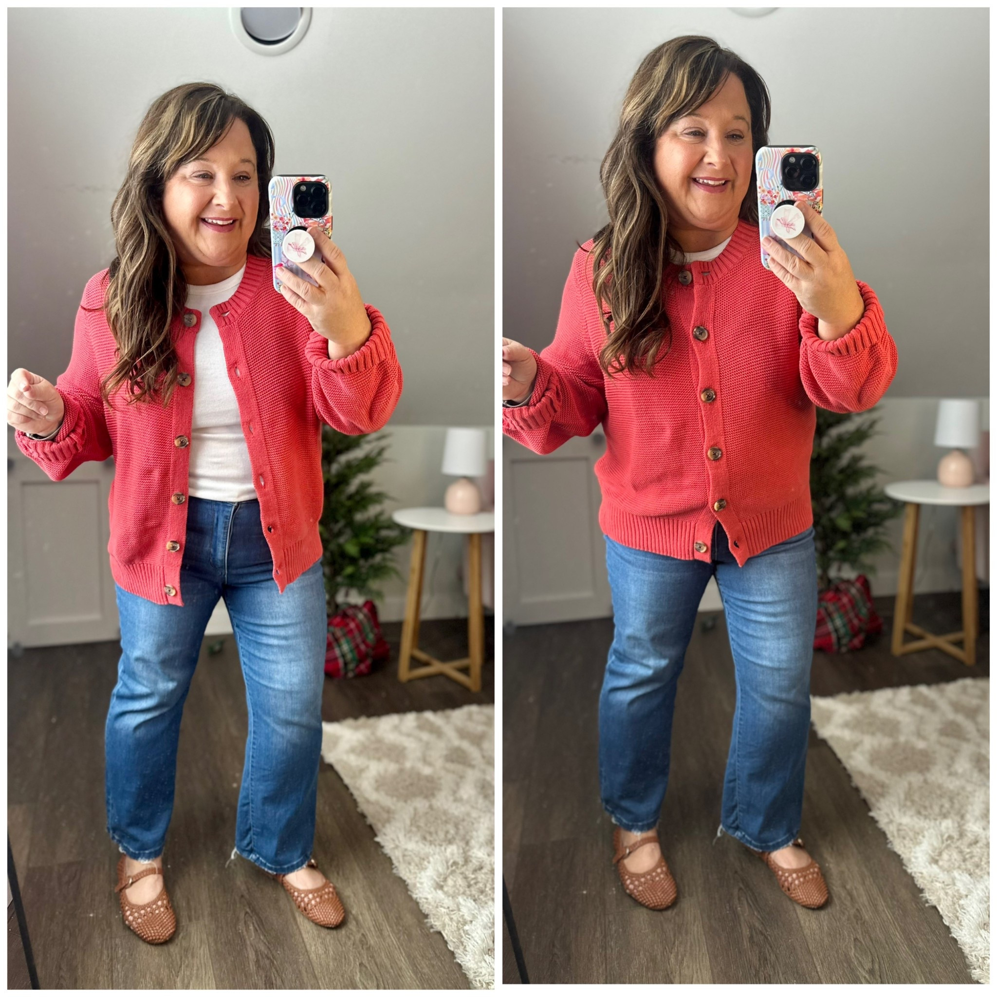 The cardigan is a 10/10..color, quality, and fit-it is perfection. 