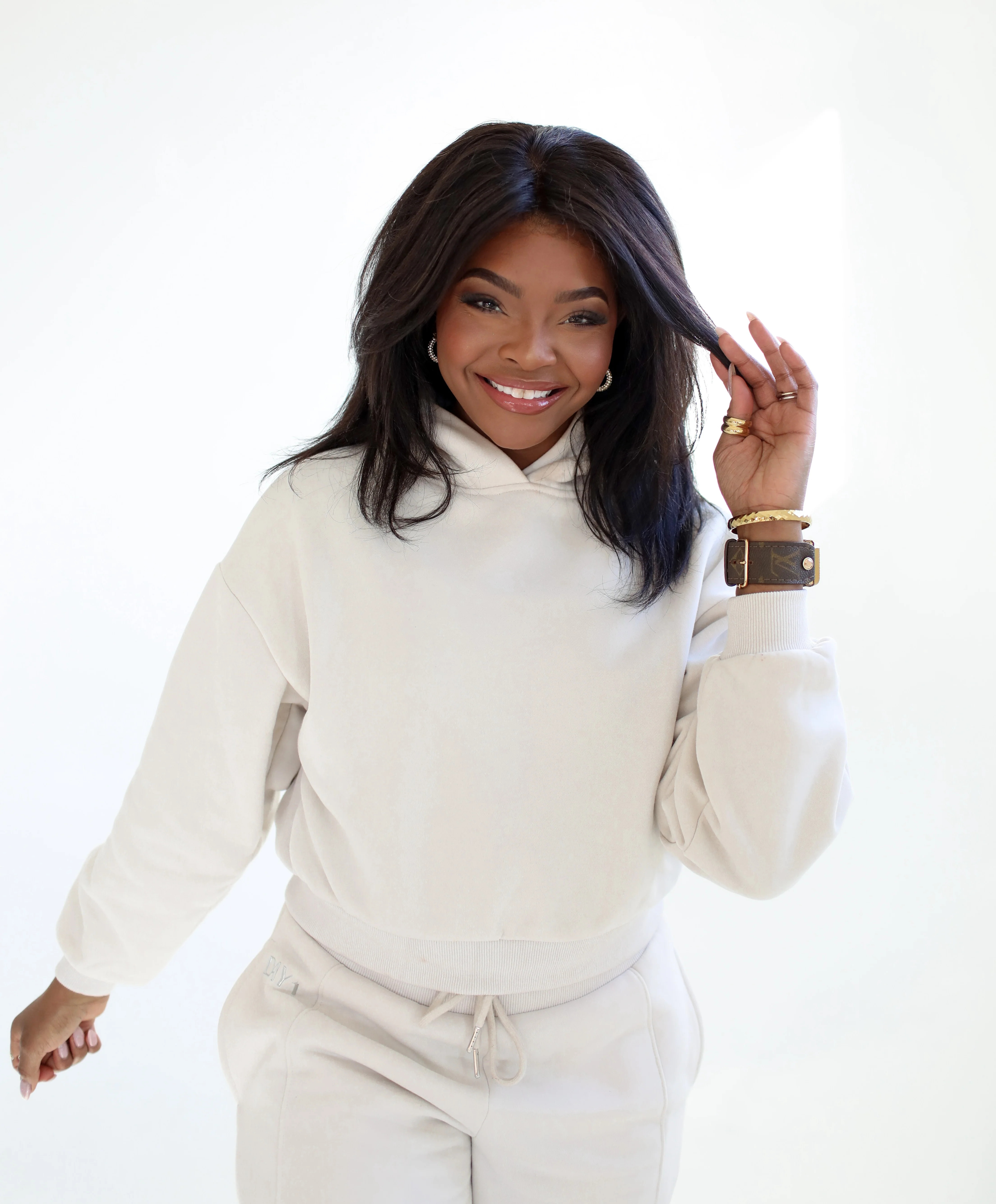 Plush Hoodie Sweatshirt | Day1 Fitness