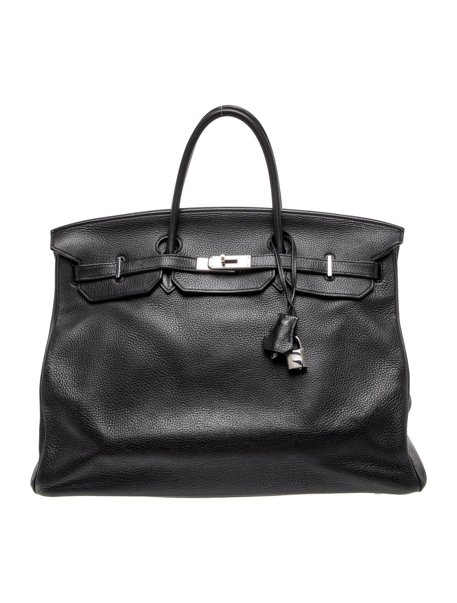 Hermès Togo Birkin 40 - Black Handle Bags, Handbags - HER818179 | The RealReal | The RealReal