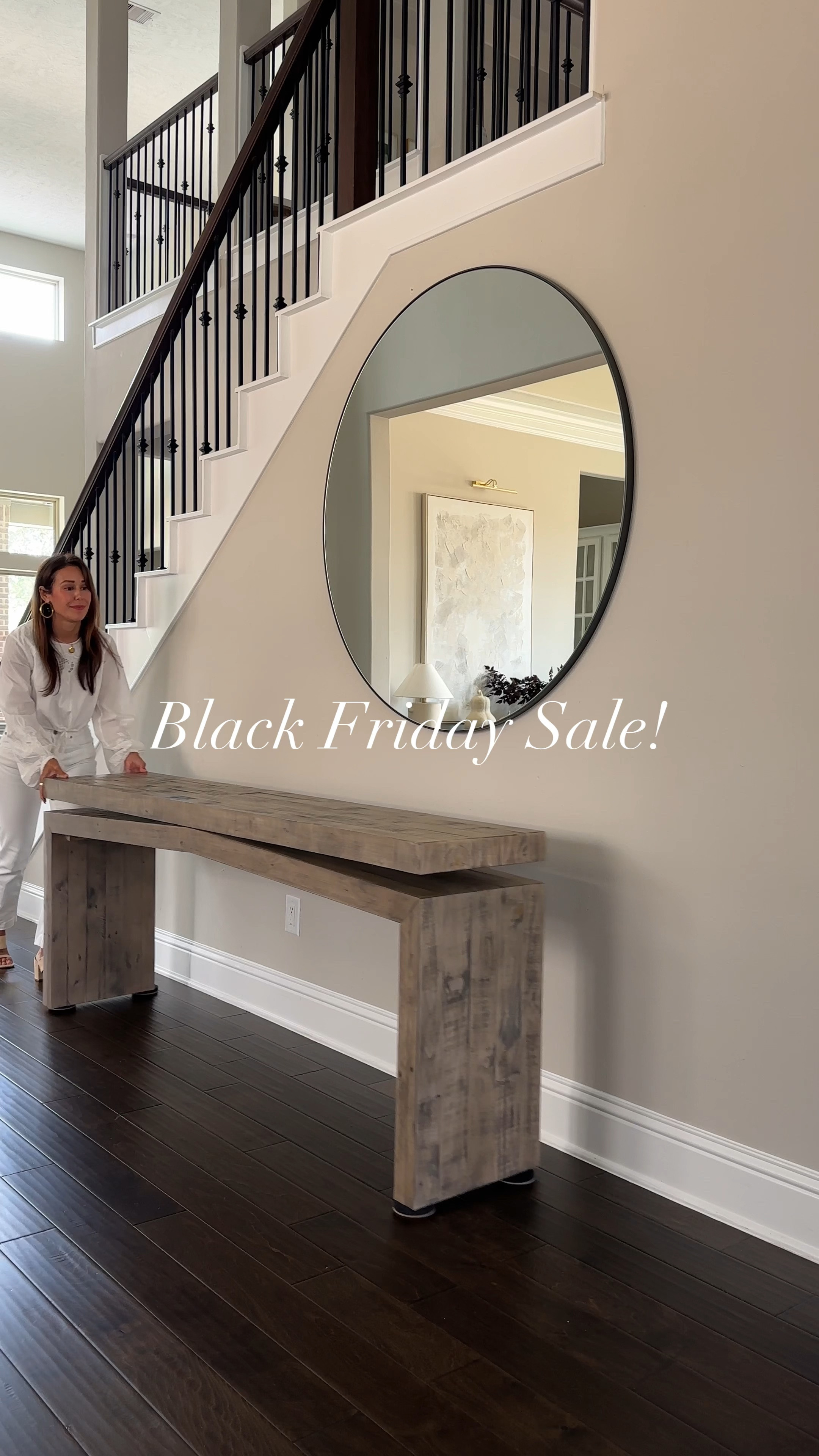 The best seller in my house!! This console table is priced so well normally but then when it goes on sale the price is even more incredible! 👉👉 I have it in weathered wheat 

#LTKWatchNow #LTKHome #LTKSaleAlert