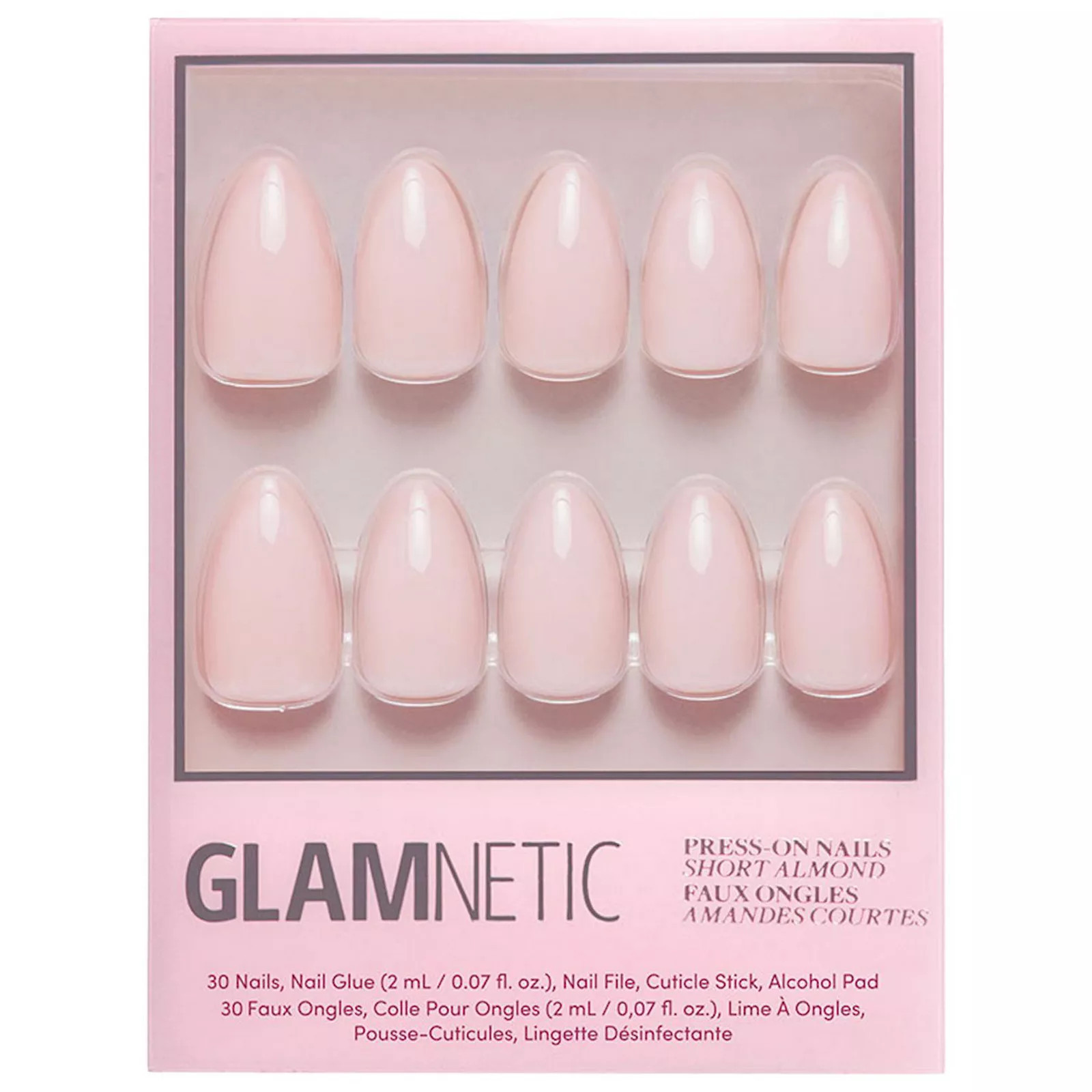 Glamnetic Premium Press-On Nail Kit, Size: 1.1 Oz, Ballet Pink | Kohl's